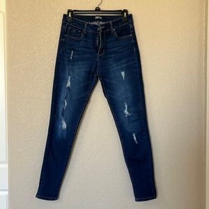 Wax Skinny Jeans